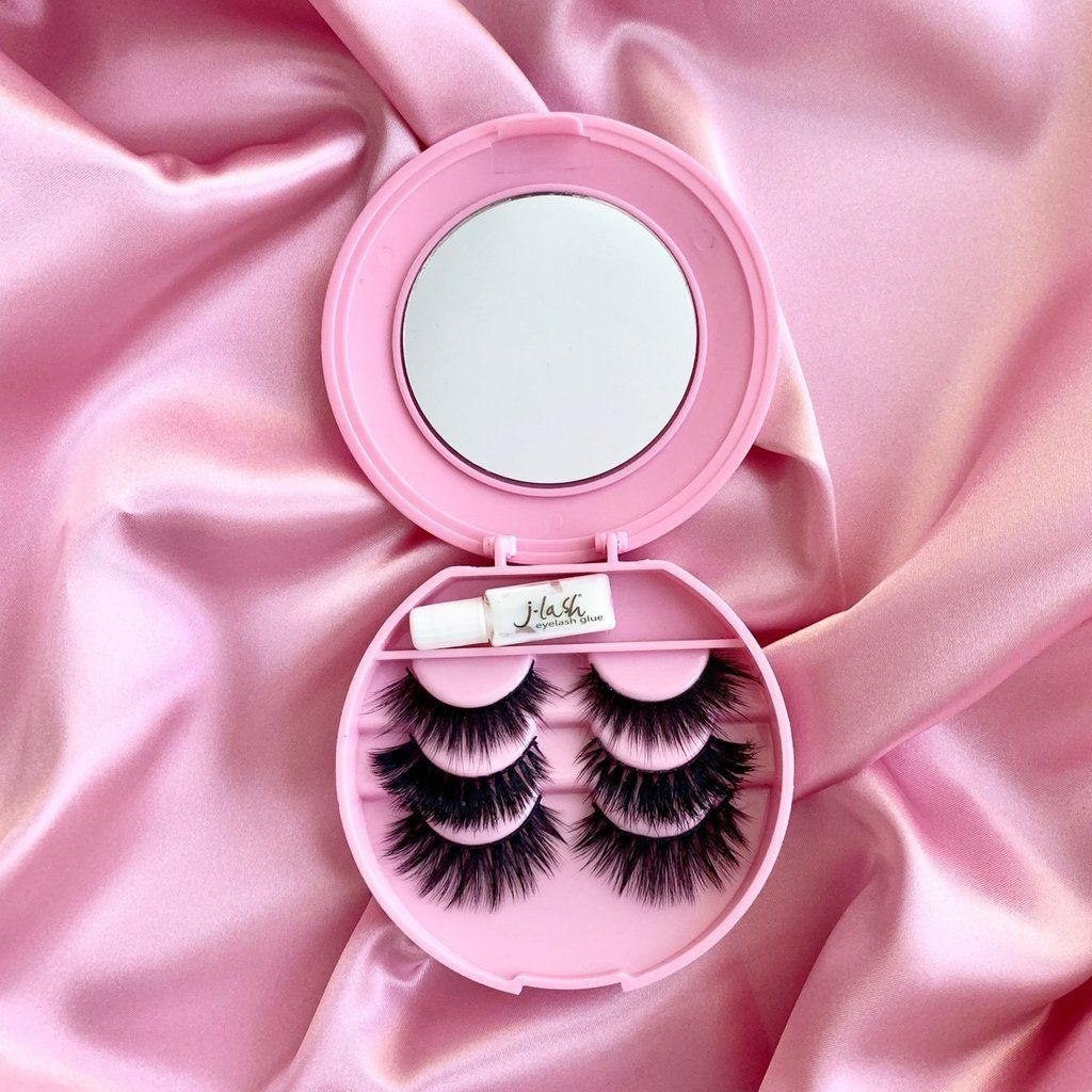 Estuche para pestañas Rosa J-lash