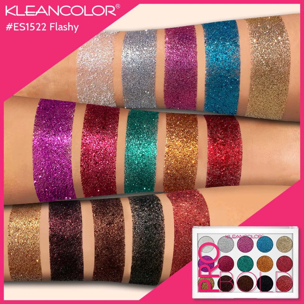 Paleta de Sombras Pro Bold ES1522 Flashy Kleancolor