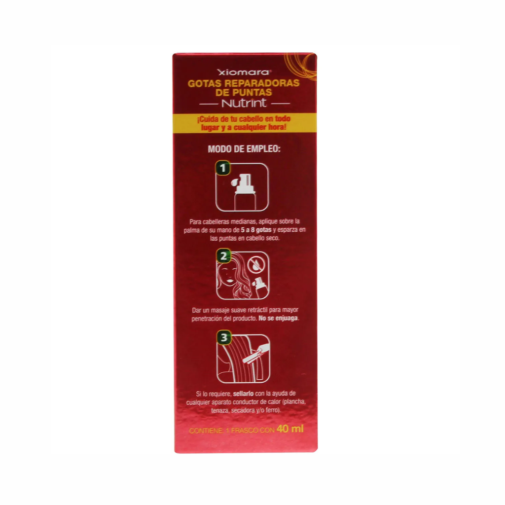 Serum reparador de puntas semilla de uva Xiomara
