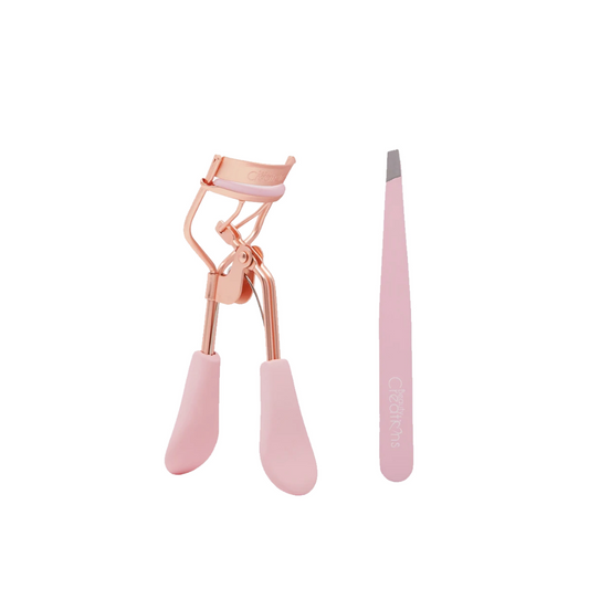 Set Pinza y Encrespador de pestañas Rosa Beauty Creations