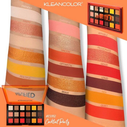 Paleta de Sombras Amplified Cocktail Party Kleancolor