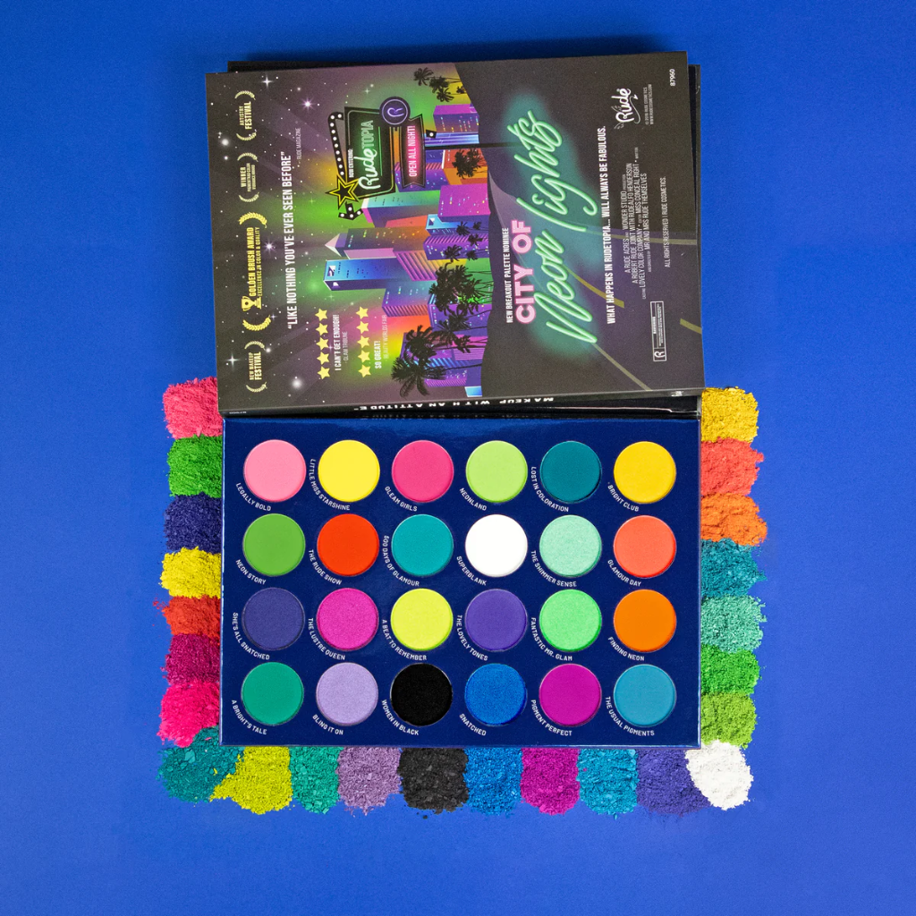 Paleta de Sombras City of Neon Lights Rude